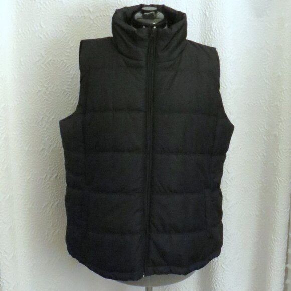 New York & Company Women's Black Fleece Lined Front Zip Vest Size XL - Picture 2 of 9